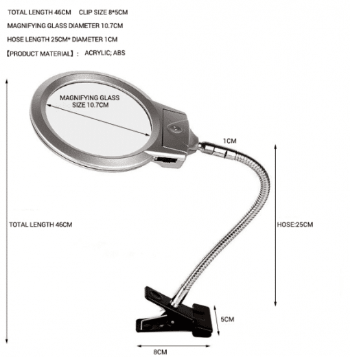 LED Desk Magnifier for paint by numbers Paint by numbers