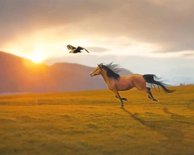 spirit stallion of the cimarron running with the eagle