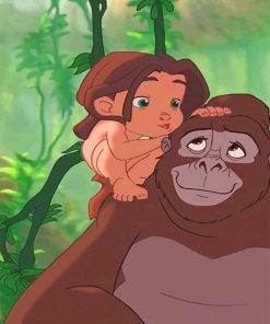 Baby Tarzan Paint By Numbers