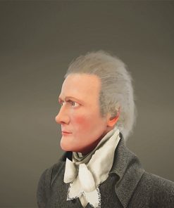 Alexander Hamilton Portrait adult paint by number