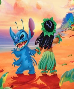 Lilo And Stitch Paint by numbers
