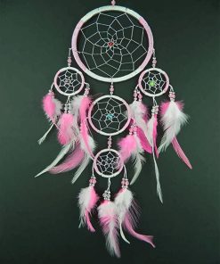 Pink Dream Catcher adult paint by numbers