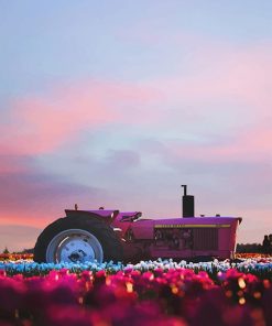 Aesthetic Tractor paint by number