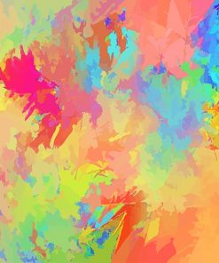 Colorful Abstract Background NEW paint by number