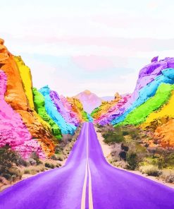 colorful road