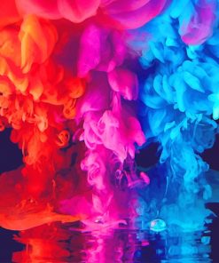 Colorful Smoke paint by number