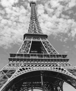Eiffel Tower Black And White