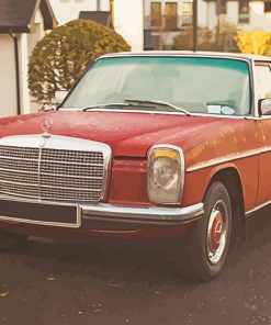 Mercedes Benz W114 paint by number NEW