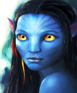 Neytiri Avatar paint by number