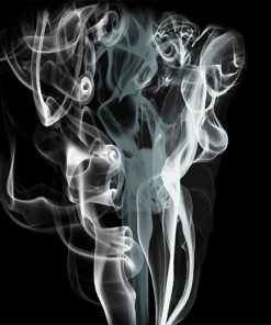 Smoke Black Background paint by number