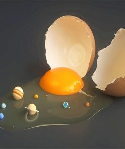 Universe Eggs paint by number