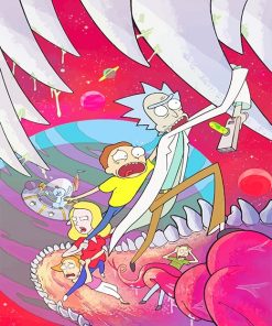 Rick And Morty Issue Paint by numbers