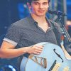 Shawn Mendes and His Blue Guitar Paint By Numbers