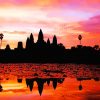 Angkok Wat Sunset paint by number