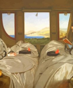 Augustus Egg The Travelling Companions paint by number