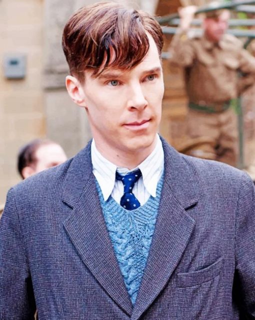 Benedict Cumberbatch Alan Turing adult paint by numbers