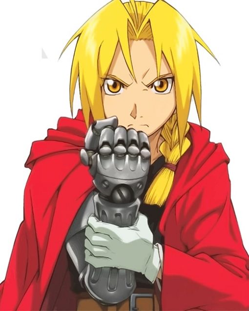 Edward Elric anime adult paint by numbers