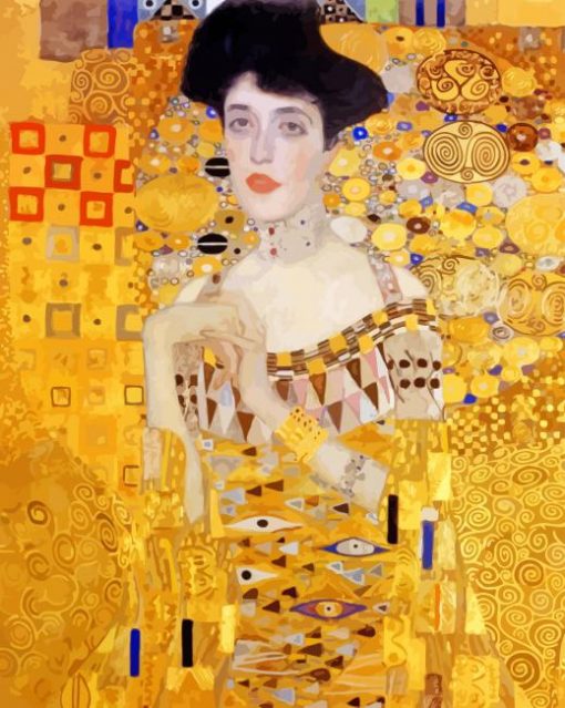 Gustav Klimt Portrait Of Adele Bloch Bauer I paint by number