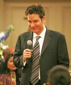 Handsome Ted Mosby paint by number