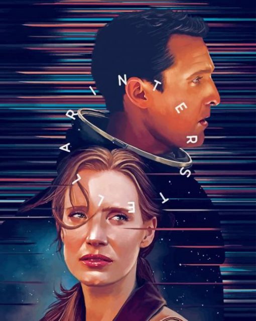 Interstellar Art Poster adult paint by numbers