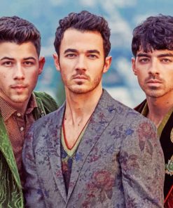 Jonas Brothers adult paint by numbers