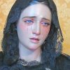 Lady Of Our Sorrows Statue paint by numbers