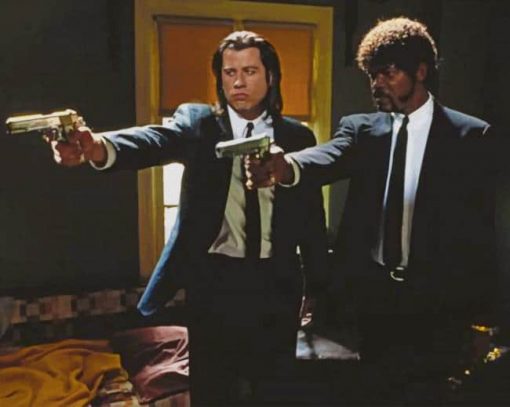 Pulp Fiction Vincent And Jules paint by number