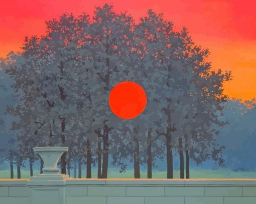 Rene Magritte The Banquet paint by number