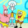 Spongebob Characters adult paint by numbers
