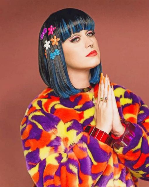 Stylish Katy Perry adult paint by numbers