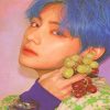 Tae Blue hair adult paint by numbers