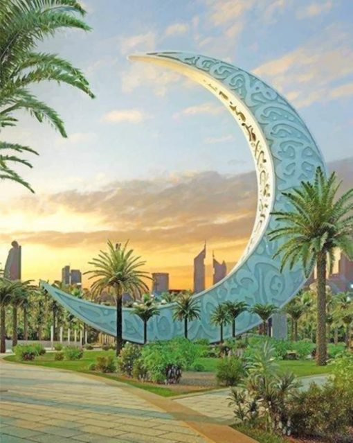 Zabeel Park in Dubai paint by numbers