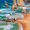 Amazing Beach in Australia paint by numbers