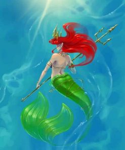 Ariel Mermaid paint By numbers
