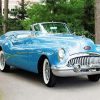 Blue 1953 Skylark Convertible Paint By Numbers