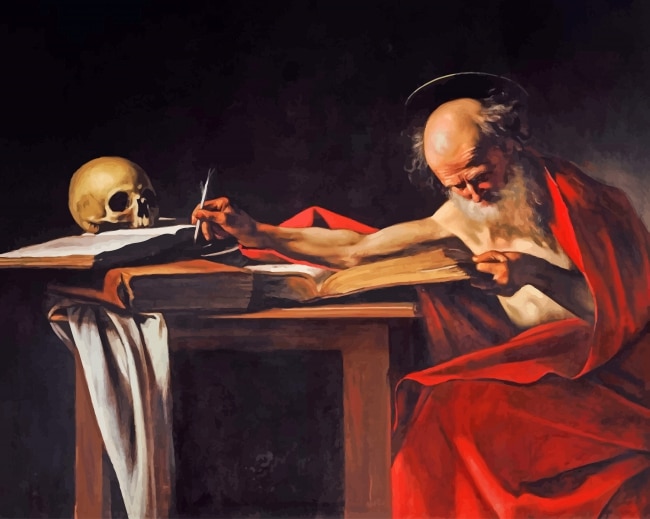 Caravaggio Saint Jerome Paint By Numbers