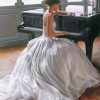 Gorgeous Woman Playing Piano Paint By Numbers
