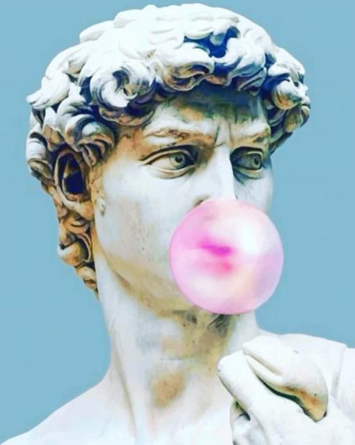 Greek Status Bubble Gum Paint By Numbers