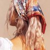 Hair Scarf paint by numbers