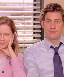Jim Halpert Pam Beesly The Office paint by number