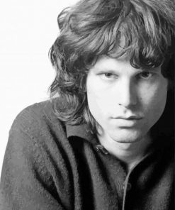Jim Morrison Portrait paint by number