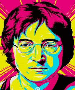 John Lennon Pop Art paint by number