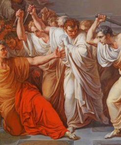 Julius Caesar Getting Stabbed Paint By Numbers