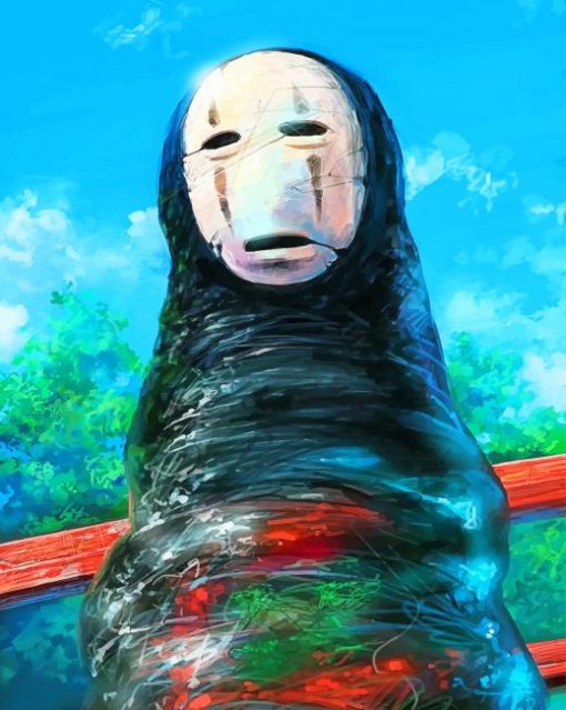 kaonashi Spirited Away Studio Ghibli paint By numbers