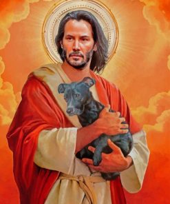 Keanu Reeves Jesus Christ Paint By Numbers