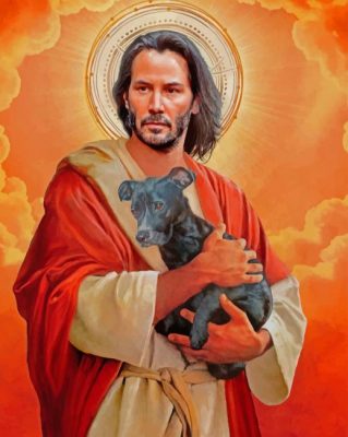 John Wick Jesus Christ - Paint By Number - Paint by numbers UK