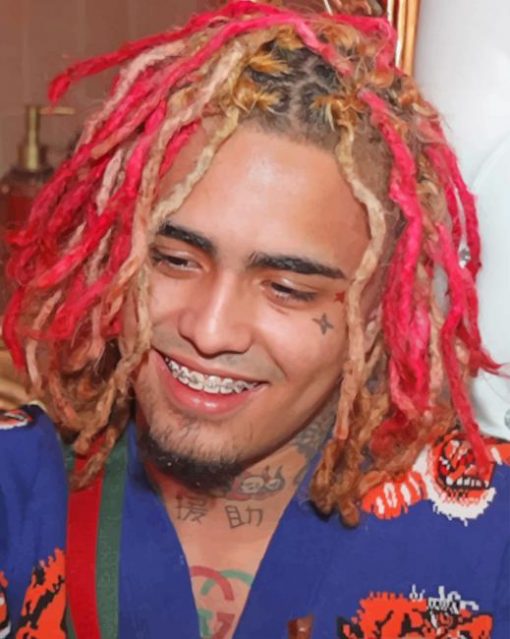 Lilpump Photoshoot paint by numbers