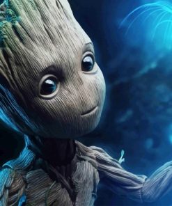 Lovely Baby Groot Paint By Numbers