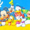 Mickey Mouse Characters paint by numbers