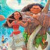 Moana And Chief Tui paint By Numbers